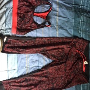Large Champion Matching Workout Outfit